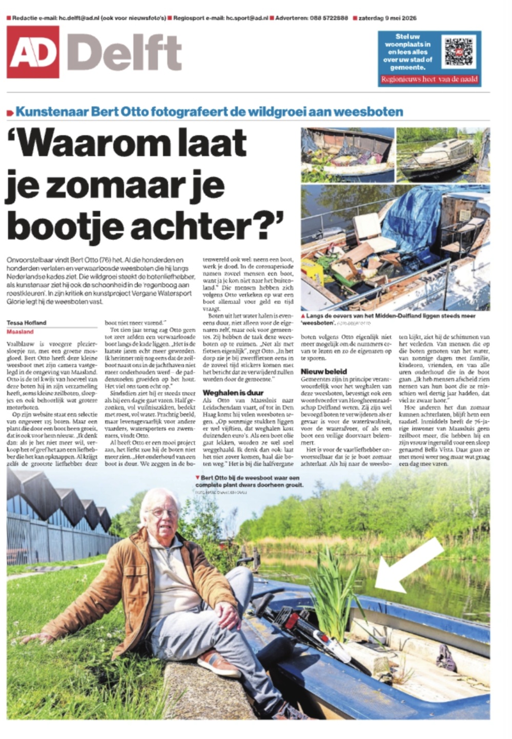 Reportage Weesboten Bert Otto