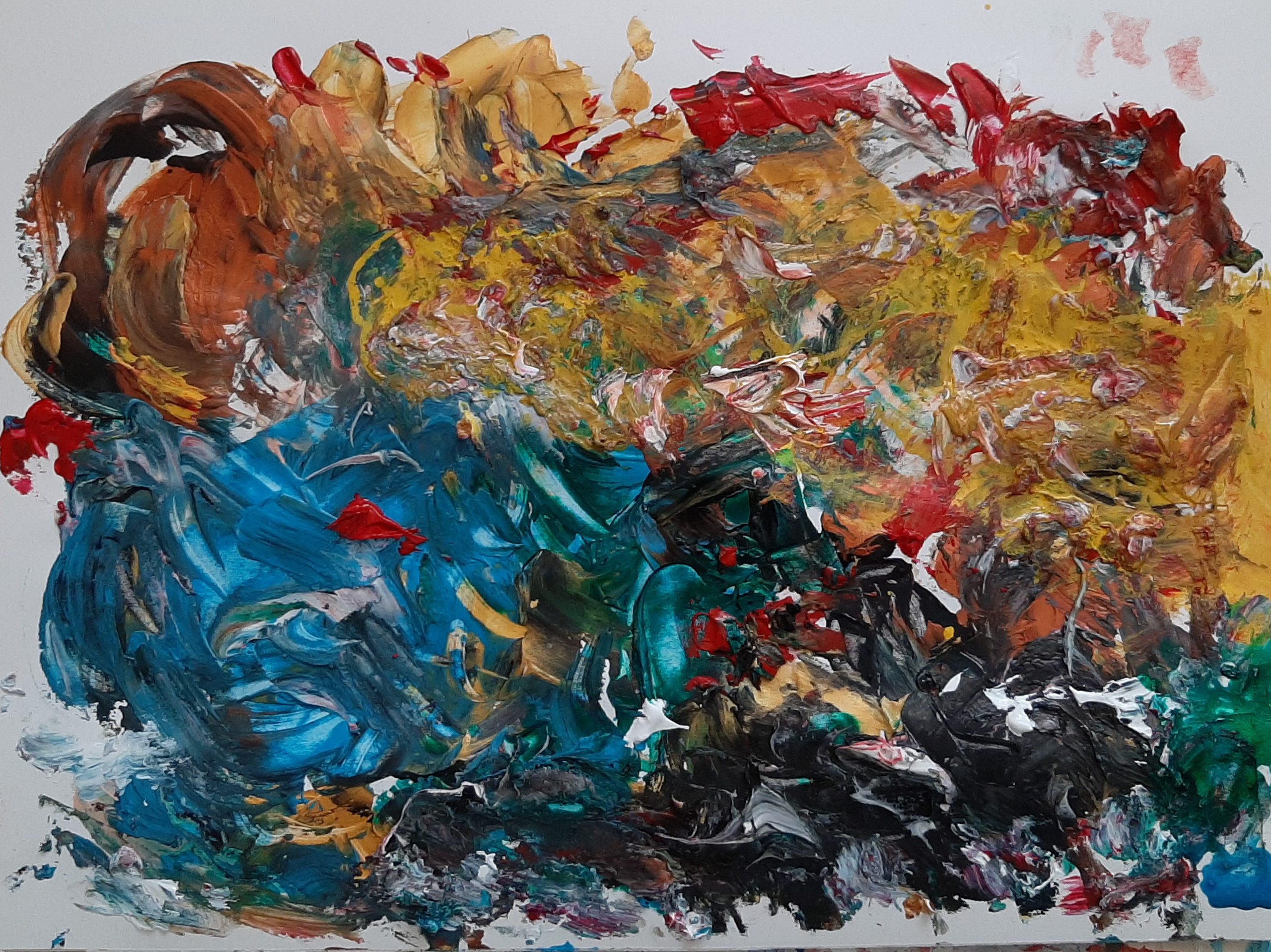 Modern Water, abstract watergezicht van Bert Otto