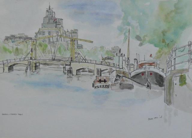 Collectie Urban Sketching, werk van Bert Otto